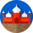 pakistan,building,architecture and city,architectonic,landmark,monuments,islam,monument,badshahi mosque,asia